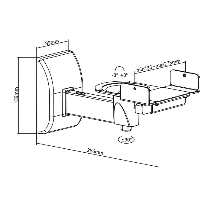 Norstone Bookshelves Wandhalterung (Paar)