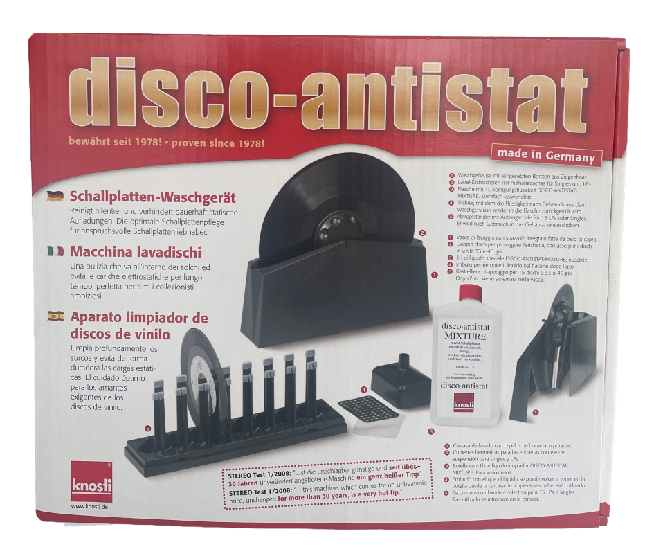 Knosti Disco-Antistat Schallplatten-Waschgerät